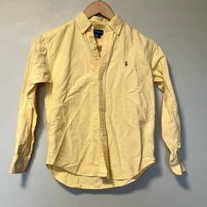 Ralph Lauren Yellow Casual Button Down Shirt